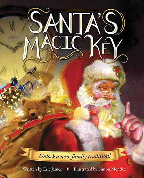 Santa's Key For House With No Chimney Ornament Santa Key Santa Clause  Decoration Santas Key (Hangs)
