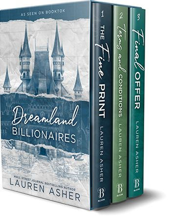 Dreamland Billionaires Collection Terms and Conditions, The Fine Print 2  Books Set By Lauren Asher