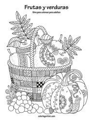 Title: Frutas y verduras libro para colorear para adultos 1, Author: Nick Snels