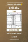 Puzzles for Brain - Shikaku 200 Hard to Expert 13x13 vol. 12