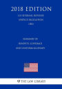 Summary of Benefits, Coverage and Uniform Glossary (US Internal Revenue Service Regulation) (IRS) (2018 Edition)