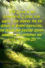 2019 Daily Planner Bible Verse Lord Is My Shepherd Psalm 23 384 Pages: (Notebook, Diary, Blank Book)