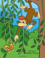 Title: Malbuch mit wilden Tieren 3 & 4, Author: Nick Snels