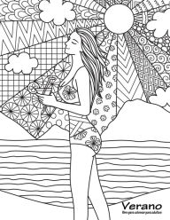 Title: Verano libro para colorear para adultos 1, Author: Nick Snels
