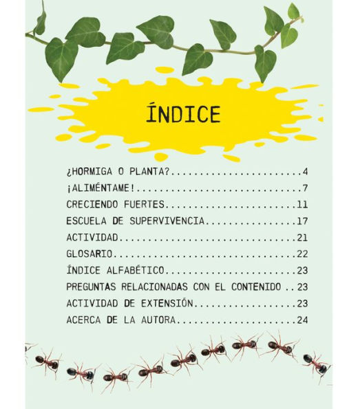 ¿Las hormigas son como las plantas?: Are Ants Like Plants?