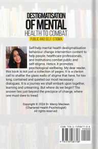 Title: Destigmatisation of Mental Health to Combat Public and Self-Stigma, Author: Mercy MacLean