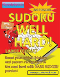 Title: SUDOKU WELL HARD: 200 LARGE FORMAT Puzzles:Boost your critical thinking and pattern recognition to the next level with HARD SUDUKO puzzles!, Author: Puzzlebrook