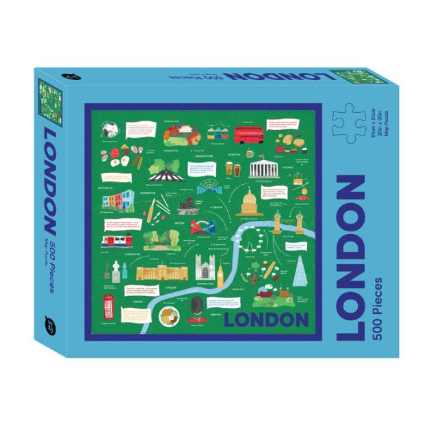 London Map 500Piece Jigsaw Puzzle by Hardie Grant Travel, Other