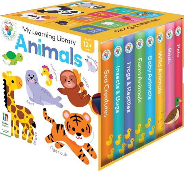 Building Blocks Learning Library Animals