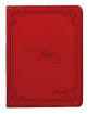 Red I Know the Plans Luxleather Journal