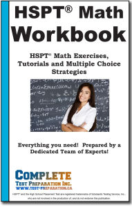 Title: HSPT Math Workbook, Author: Complete Test Preparation Inc.