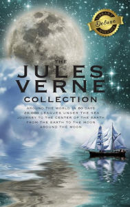 Title: The Jules Verne Collection (5 Books in 1) Around the World in 80 Days, 20,000 Leagues Under the Sea, Journey to the Center of the Earth, From the Earth to the Moon, Around the Moon (Deluxe Library Edition), Author: Jules Verne