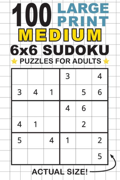 Sudoku Large Print - Medium Level - N°9: 100 Medium Sudoku Puzzles