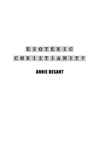 Esoteric Christianity