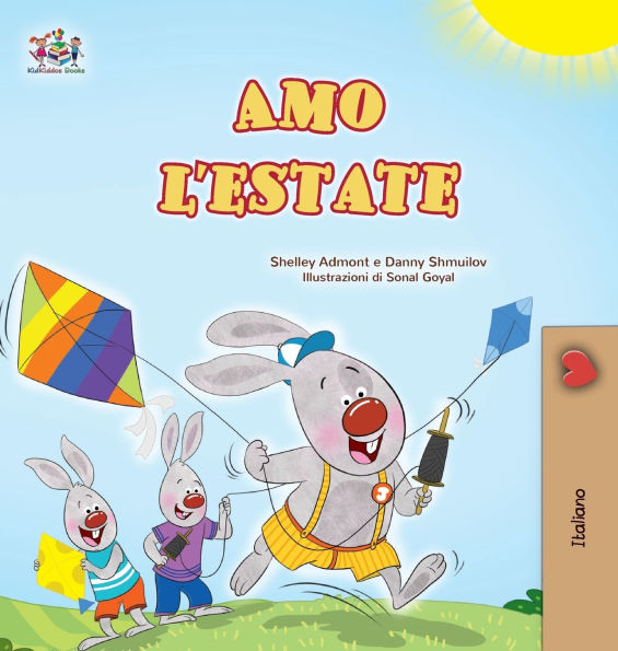 I Love Summer (Italian Children's Book)