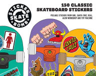 Title: Stickerbomb Skateboard: 150 Classic Skateboard Stickers, Author: Studio Rarekwai (SRK)