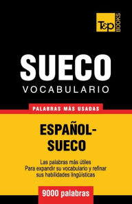 Title: Vocabulario espaï¿½ol-sueco - 9000 palabras mï¿½s usadas, Author: Andrey Taranov