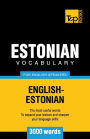 Estonian vocabulary for English speakers - 3000 words