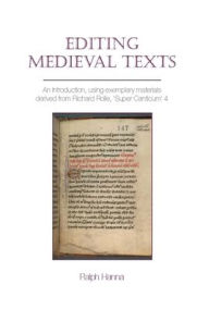 Title: Editing Medieval Texts, Author: Ralph Hanna