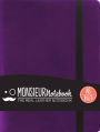 Monsieur Notebook Leather Journal - Purple Ruled Small