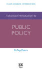 Advanced Introduction to Public Policy