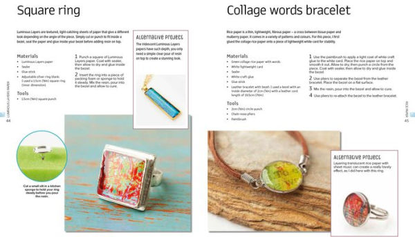 Modern Resin Jewellery: Over 50 inspiring easy-to-make projects
