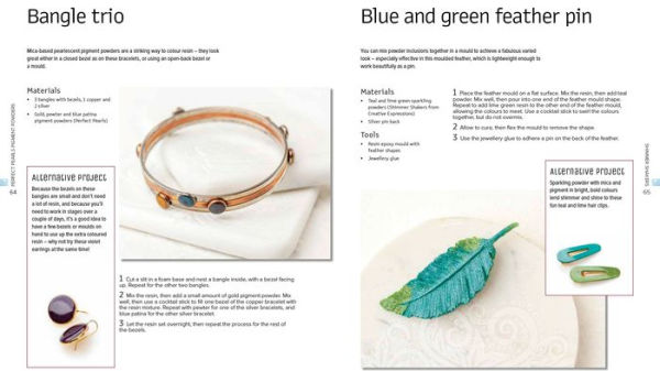 Modern Resin Jewellery: Over 50 inspiring easy-to-make projects
