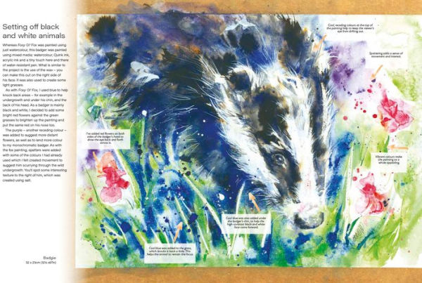 Loose and Lively Animals in Watercolour, Inks & Mixed Media