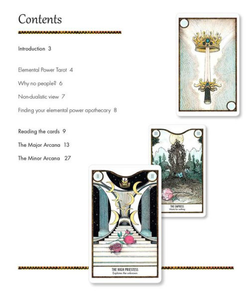 Elemental Power Tarot: Includes a full deck of 78 cards and a 64-page illustrated book