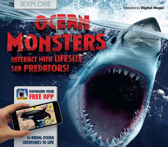 Ocean Monsters Interact With Lifesize Sea Predators By Andrea Davies Hardcover Barnes Noble