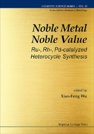 Title: NOBLE METAL NOBLE VALUE: Ru-, Rh-, Pd-catalyzed Heterocycle Synthesis, Author: Xiao-feng Wu