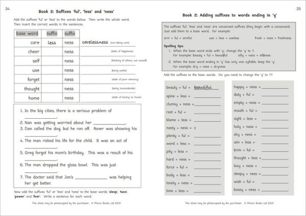 Phonic Books Amber Guardians Activities: Photocopiable Activities Accompanying Amber Guardians Books for Older Readers (Suffixes, Prefixes and Root Words, Morphology)