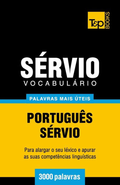 Vocabulï¿½rio Portuguï¿½s-Sï¿½rvio - 3000 palavras mais ï¿½teis