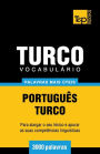Vocabulï¿½rio Portuguï¿½s-Turco - 3000 palavras mais ï¿½teis