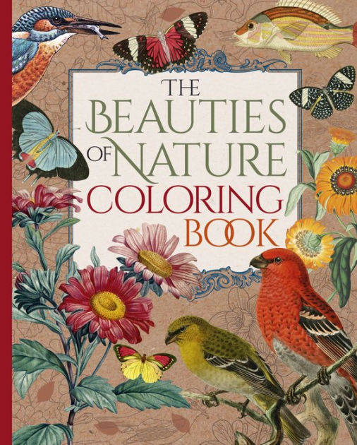 The Beauties of Nature Coloring Book by PierreJoseph Redoute, John