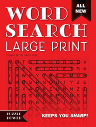 Title: Word Search Large Print (Red): Word Play Twists and Challenges, Author: Daisy Seal