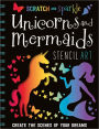 Mermaids / Unicorns Stencil Art