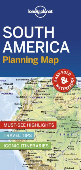 Lonely Planet South America Planning Map