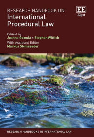 Title: Research Handbook on International Procedural Law, Author: Joanna Gomula