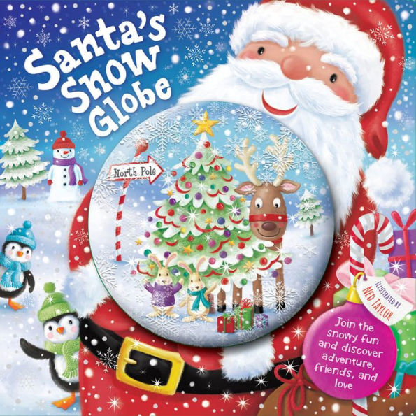 Glitter Globe Snowflakes: Santa's Snow Globe