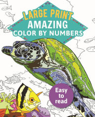 Amazing Color-By-Numbers Large Print: Large Print