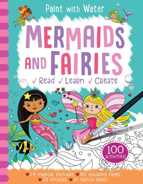 Magic Water Coloring Mash Up Mermaids & Fairies