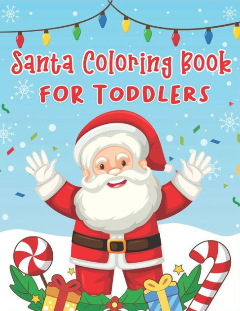 Santa Coloring Book for Kids  The Coloring Book Art Design Studio
