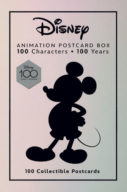 Barnes　Box:　Noble®　Other　The　Pixar,　Animation　Disney　Postcards　by　Collectible　100　Postcard　Disney　Format