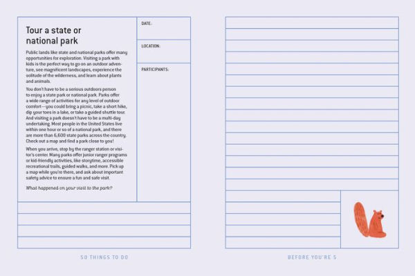 50 Things to Do Before You're 5 Journal: Must-Do Family Activities to Spark Fun, Connection, and Curiosity