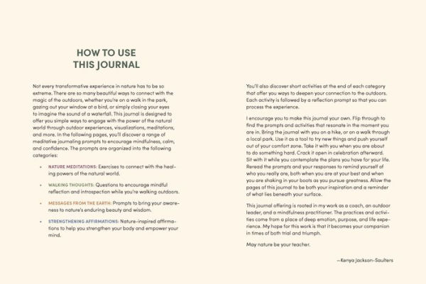 Nature Meditations Journal: Mindful Practices and Restorative Activities Inspired by the Natural World
