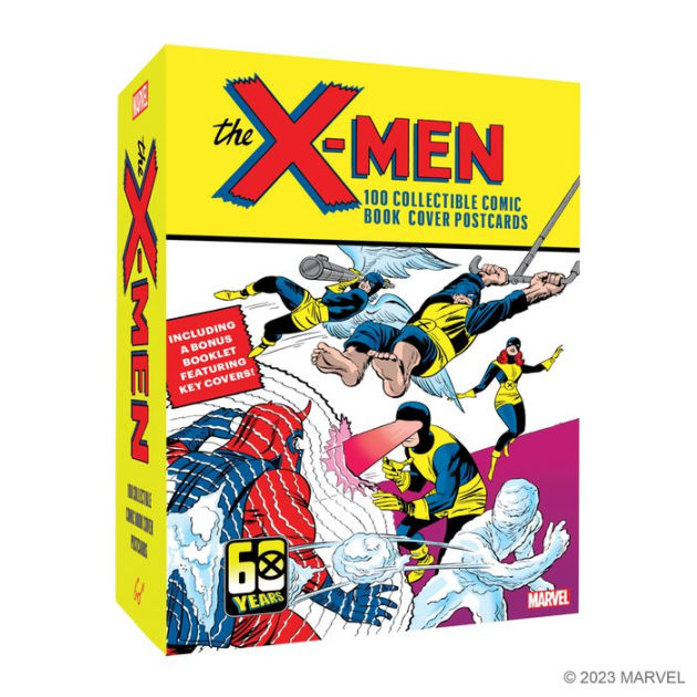 The XMen 100 Collectible Comic Book Cover Postcards by Marvel Comics
