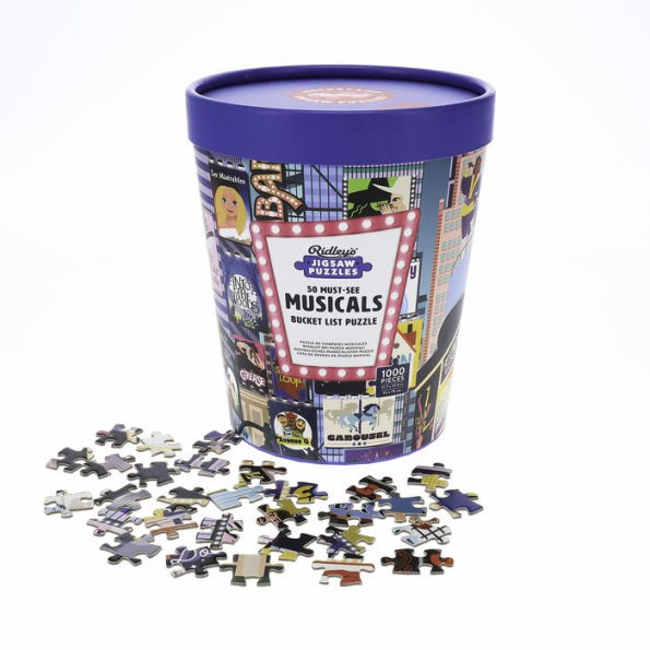 50 Must-See Musicals Bucket List 1000-Piece Puzzle