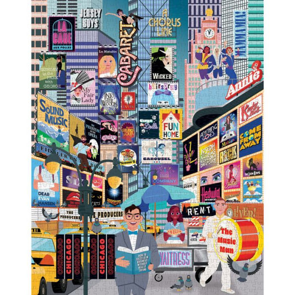 50 Must-See Musicals Bucket List 1000-Piece Puzzle