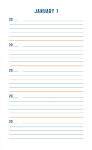 Alternative view 3 of Pendleton One Line a Day: A Five-Year Memory Book